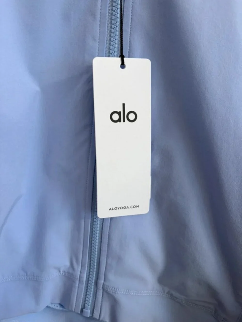 Alo Yoga Club House Jacket Light Blue Women's Size L - Picture 4 of 5
